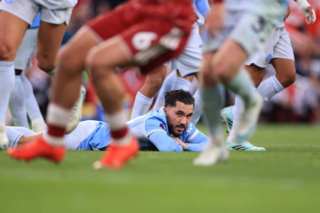 Liverpool v Manchester City 11th October 2026 - Premier League - Liverpool v Manchester City - Rayan Cherki of Manchester City - Photo: Simon Stacpoole Offside. Liverpool UK Copyright: xSimonxStacpoolexOffside