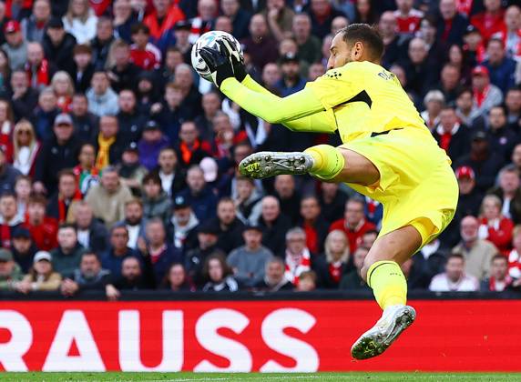 Manchester City goalkeeper Gianluigi Donnarumma makes a save Liverpool v Manchester City, Premier League, Football, Anfield, Liverpool, UK - 11 Oct 2026Liverpool Anfield United Kingdom EDITORIAL USE ONLY No use with unauthorised audio, video, data, fixture lists, club league logos or live services. Online in-match use limited to 120 images, no video emulation. No use in betting, games or single club league player publications. Copyright: xMattxWest Shutterstockx 17210728au