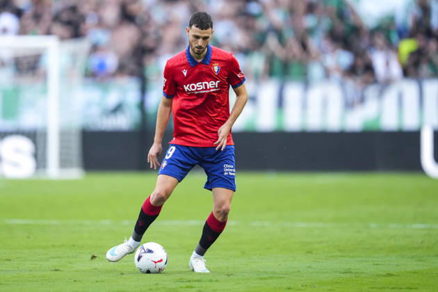 October 11, 2026, Sevilla, Sevilla, Spain: Raul Garcia of CA Osasuna in action during the Spanish league, LaLiga EA Sports, football match played between Real Betis and CA Osasuna at La Cartuja stadium on October 11, 2026, in Sevilla, Spain. Sevilla Spain - ZUMAa181 20261011_zaa_a181_196 Copyright: xJoaquinxCorcherox