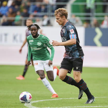 Brack Super League 2026 2027 FC St. Gallen 1879 vs. FC Lausanne St. Gallen, Schweiz St. Gallen, Schweiz, 11. Oktober 2026. Nicolas Cozza während des Brack Super League Spiels FC St. Gallen 1879 gegen FC Lausanne-Sport in St. Gallen.