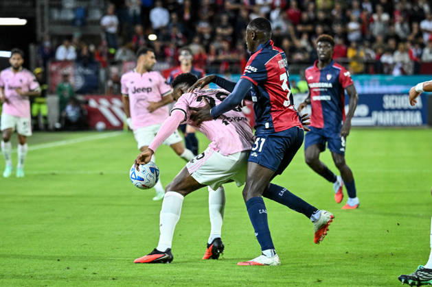 IPA89566282 - Paul Mendy of Cagliari Calcio during the Cagliari Calcio vs. Juventus FC Italian Serie A soccer match in Cagliari, Italy, on October 11, 2026  Copyright: xLuigixCanu IPAxSportx xx IPA89566282