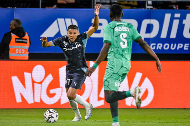 FOOTBALL : ESTAC Troyes vs Olympique de Marseille - Ligue 1 - JournÃ e 6 - 11 10 2026 Amine Harit (OM) TroyesFrance  Copyright: xBaptistexAutissierx