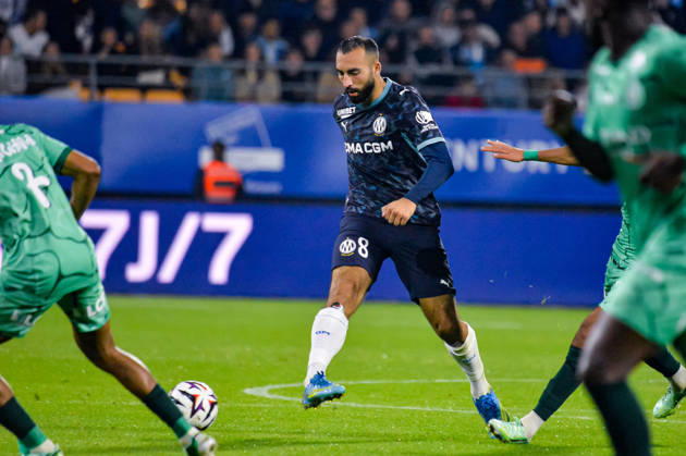FOOTBALL : ESTAC Troyes vs Olympique de Marseille - Ligue 1 - JournÃ e 6 - 11 10 2026 Himad Abdelli (OM) TroyesFrance  Copyright: xBaptistexAutissierx