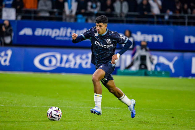 FOOTBALL : ESTAC Troyes vs Olympique de Marseille - Ligue 1 - JournÃ e 6 - 11 10 2026 Kelyann Bezahaf (OM) TroyesFrance  Copyright: xBaptistexAutissierx