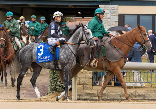 HORSE RACING 2026: Franklin Stakes Day Keeneland OCT 11 October 11, 2026, Lexington, Ky, USA: Time to Dazzle (3) ridden by Irad Ortiz Jr wins the Franklin Stakes Day on October 11, 2026. Candice Chavez Eclipse Sportswire CSM(Credit Image: Â {Serial Cal Media) Lexington Ky USA EDITORIAL USE ONLY Copyright: xx ZUMA-20261011_faf_cs17_018.jpg {Serialx csmphotothree533627