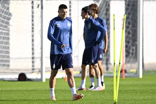 Inter Milan v Club Brugge - UEFA Champions League Media Activities 12 10 2026 WESTKAPELLE, BELGIUM - OCTOBER 12 : Tresoldi Nicolo forward of Club Brugge pictured during a training session ahead of the UEFA Champions League 2026 27 League Phase matchday 2 match between Inter Milan and Club Brugge on October 12, 2026 in Westkapelle, Belgium, 12 10 2026 Westkapelle Belgium Copyright: xTomasxSiskx