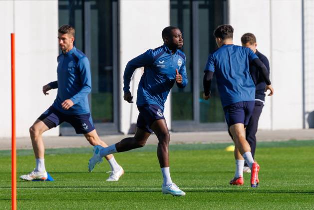 Club s Carlos Forbs pictured in action during a training session of Belgian soccer team Club Brugge KV, Monday 12 October 2026 in Knokke-Heist. Club is preparing for the the UEFA Champions League league phase game against Italian Inter Milan. KURTxDESPLENTER  x189538480x
