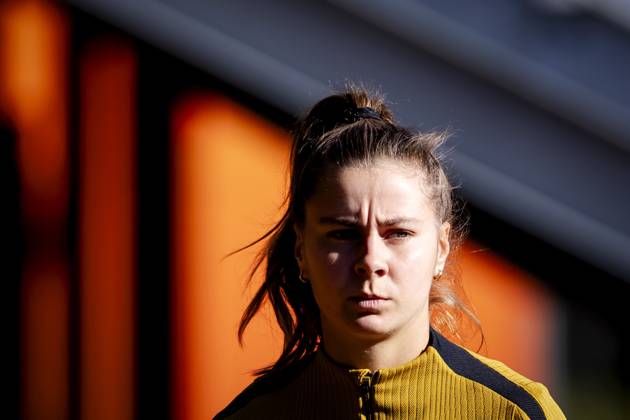 ZEIST - Victoria Pelova during a training session of the Dutch women s football team in preparation for the World Cup qualifying match against Hungary. ROBIN VAN LONKHUIJSEN ANP xVIxANPxSportx xxANPxIVx 572226767 originalFilename: 572226767