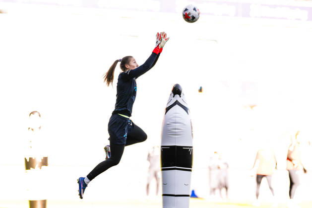 261012 Goalkeeper Cecilie Haustaker Fiskerstrand of the Norwegian women™s national football team during a training session on October 12, 2026 in Oslo. Photo: Marius Simensen BILDBYRAN Cop 238 bbeng dam fifa women s world cup qualifier football fotball fotboll norge norway practice soccer training trening träning Copyright: MARIUSxSIMENSEN BB261012BB254