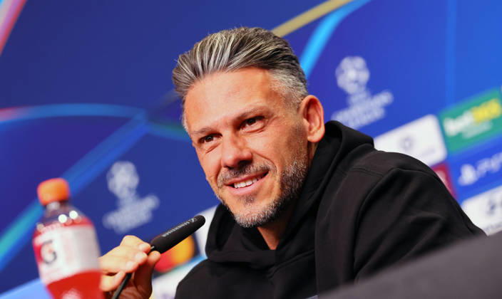 RB Leipzig - PK Champions League Leipzig, 12.10.2026, RB Akademie, UEFA Champions League , RB Leipzig - Pressekonferenz am Vortag von RBLeipzig v. PSV Eindhoven , Im Bild: Trainer Martin Demichelis, RB Leipzig ,