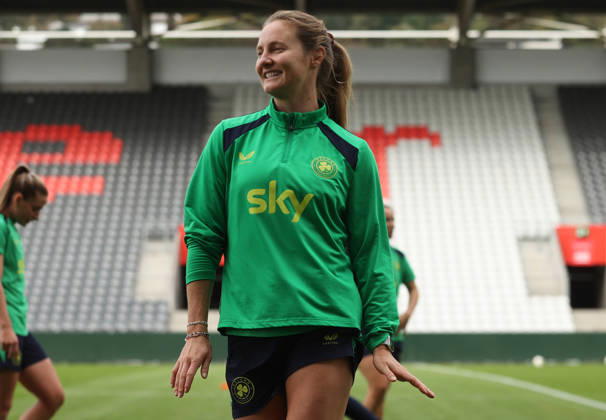 Republic of Ireland WNT Squad Training, SuperValu Pairc UiChaoimh, Cork 12 10 2026 Kyra Carusa Kyra Carusa 12 10 2026  Copyright: xx ISS_7454