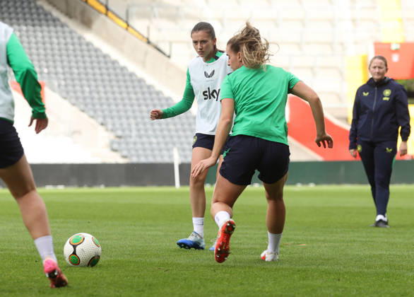 Republic of Ireland WNT Squad Training, SuperValu Pairc UiChaoimh, Cork 12 10 2026 Abbie Larkin Abbie Larkin 12 10 2026  Copyright: xx ISS_7545