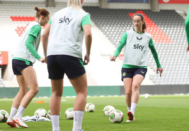 Republic of Ireland WNT Squad Training, SuperValu Pairc UiChaoimh, Cork 12 10 2026 Anna Patten Anna Patten 12 10 2026  Copyright: xx ISS_7587