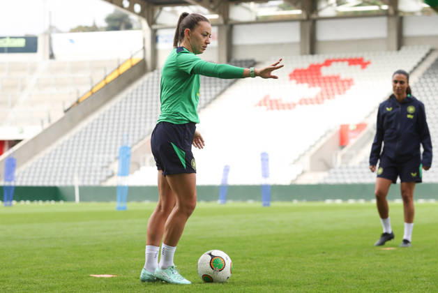 Republic of Ireland WNT Squad Training, SuperValu Pairc UiChaoimh, Cork 12 10 2026 Katie McCabe Katie McCabe 12 10 2026  Copyright: xx ISS_7695