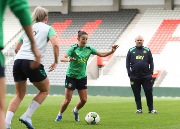 Republic of Ireland WNT Squad Training, SuperValu Pairc UiChaoimh, Cork 12 10 2026 Marissa Sheva Marissa Sheva 12 10 2026  Copyright: xx ISS_7738