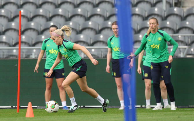 Republic of Ireland WNT Squad Training, SuperValu Pairc UiChaoimh, Cork 12 10 2026 Denise O Sullivan Denise O Sullivan 12 10 2026  Copyright: xx RDR_0822