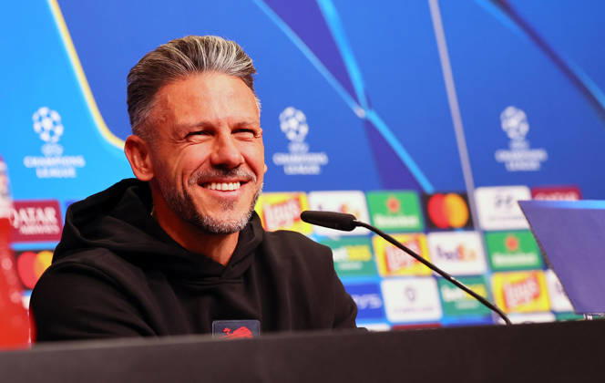RB Leipzig - PK Champions League Leipzig, 12.10.2026, RB Akademie, UEFA Champions League , RB Leipzig - Pressekonferenz am Vortag von RBLeipzig v. PSV Eindhoven , Im Bild: Trainer Martin Demichelis, RB Leipzig ,