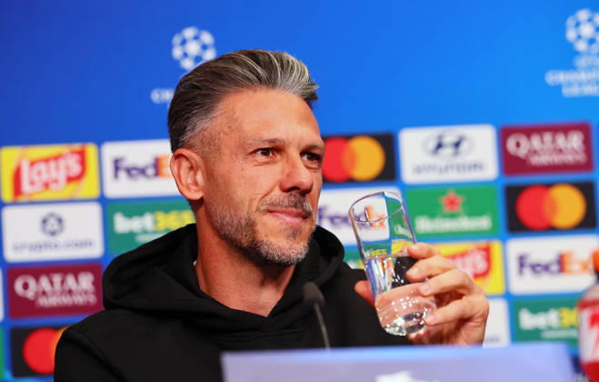 RB Leipzig - PK Champions League Leipzig, 12.10.2026, RB Akademie, UEFA Champions League , RB Leipzig - Pressekonferenz am Vortag von RBLeipzig v. PSV Eindhoven , Im Bild: Trainer Martin Demichelis, RB Leipzig ,