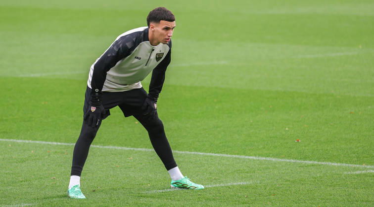 2026.10.13, Deutschland, Stuttgart, Fußball VfB Stuttgart Training, Bilal El Khannouss