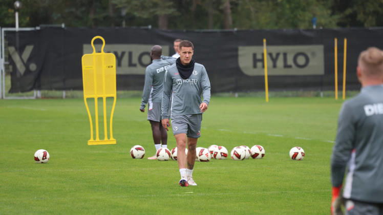 13.10.2026, xrekx, Fussball 1.Bundesliga , SV Elversberg - Training v.l. Lukas Pinckert (SV 07 Elversberg) St. Ingbert