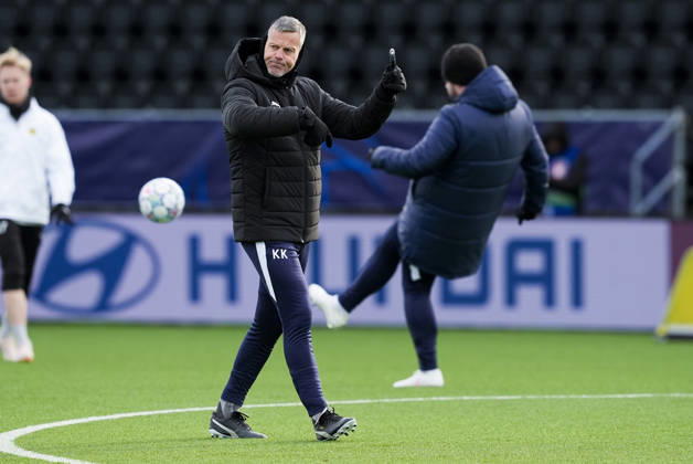 Champions League Bodo Glimt Borussia Dortmund Bodo 20261013 Coach Kjetil Knutsen and Bodo Glimt’s training session at Aspmyra Stadium, the day of the Champions League match between Bodo Glimt and Borussia Dortmund. Photo: Terje Pedersen, NTB, Bodo, Norway. EDITORIAL USE ONLY. RESTRICTED USE FOR BETTING COMPANIES.  Copyright: xTerjexPedersenx xNTBx