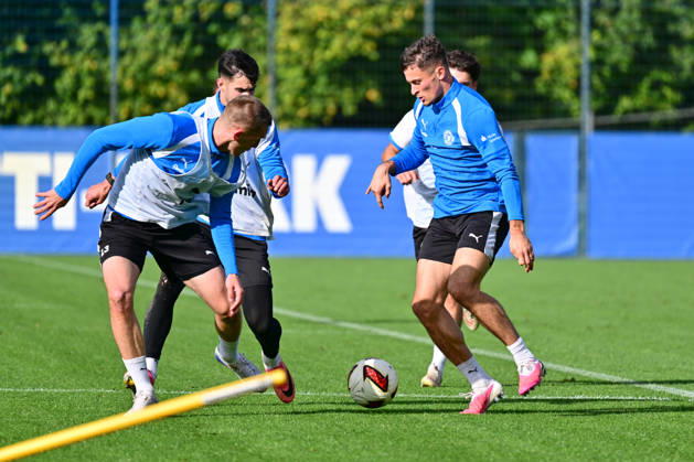 13.10.2026, Fußball, Herren, 2.BL (Bundesliga), Saison 2026 2027, Holstein Kiel Training, KSV Lasse Rosenboom im Aufbautraining Kiel, nähe Holstein-Stadion Projensdorf, Trainingszentrum, N Schleswig-Holstein Deutschland