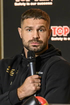im Bild v.l.: Roman Fress – WBO-Inter-Continential-Champion, GER, Magdeburg, SES, Erste Pressekonferenz vor der SES-Box-Gala am Samstag, 14. November 2026, Messe Magdeburg, 13.10.2026, Copyright: HMBxMedia UwexKoch