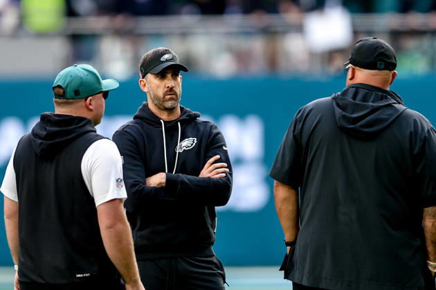 Jacksonville Jaguars v Philadelphia Eagles, International Series Philadelphia Eagles head coach Nick Sirianni during the International Series match between Jacksonville Jaguars and Philadelphia Eagles at Tottenham Hotspur Stadium, London, UK on 11 October 2026. London Tottenham Hotspur Stadium London UK Editorial use only , Copyright: xManjitxNarotrax PSI-24992-0155