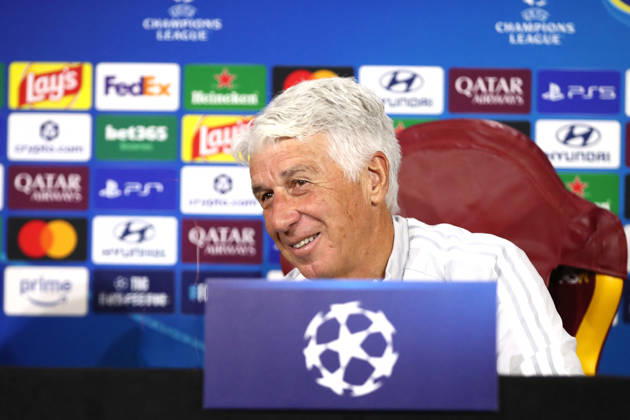 SOCCER - UEFA Champions League - AS Roma - press conference, PK, Pressekonferenz Photo by IPA ABACAPRESS.COM89631947 - October 13, 2026 Champions League: Press Conference with Gasperini and Malen Training Sessions In the photo: Gasperini (Photo by Gino Mancini) Roma Italy  Copyright: xIPAxSport ABACAx