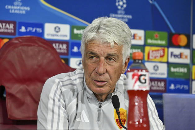 SOCCER - UEFA Champions League - AS Roma - press conference, PK, Pressekonferenz Photo by IPA ABACAPRESS.COM89631944 - Gian Piero Gasperini, head coach of AS Roma, during the 2026–2027 UEFA Champions League match between AS Roma and Real Madrid, at the press conference and pre-match training session at the Trigoria Training Center on October 13, 2026, in Rome, Rome. During the AS Roma press conference for the UEFA Champions League soccer match in Rome, Italy, on October 13, 2026 Roma Italy  Copyright: xIPAxSport ABACAx