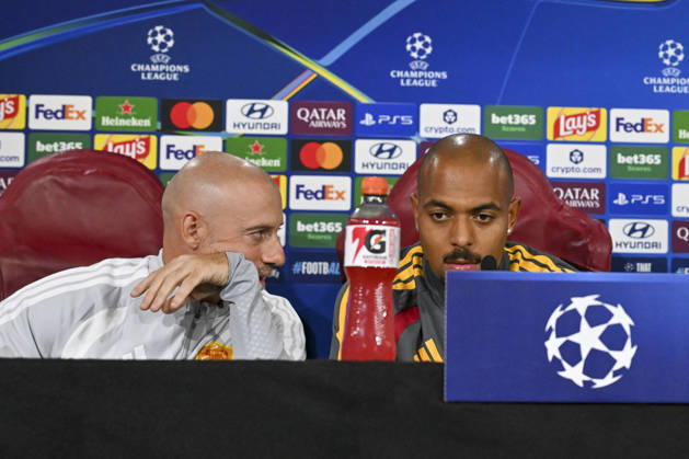 SOCCER - UEFA Champions League - AS Roma - press conference, PK, Pressekonferenz Photo by IPA ABACAPRESS.COM89631935 - Donyell Malen of Roma during the 2026-2027 UEFA Champions League match between AS Roma and Real Madrid, at the press conference and pre-match training session at the Trigoria Training Center on October 13, 2026, in Rome, Rome. during the AS Roma press conference for the UEFA Champions League soccer match in Rome, Italy, on October 13, 2026 Roma Italy  Copyright: xIPAxSport ABACAx