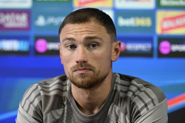 Aston Villa v Fenerbahce - UEFA Champions League TAMWORTH, UNITED KINGDOM - OCTOBER 13: Matty Cash of Aston Villa holds a press conference, PK, Pressekonferenz ahead of the UEFA Champions League second matchday against Fenerbahce at the Bodymoor Heath Training Ground, in Tamworth, United Kingdom on October 13, 2026. Rasid Necati Aslim Anadolu Birmingham United Kingdom. Editorial use only. Please get in touch for any other usage.  Copyright: x2026xAnadoluxRasidxNecatixAslimx