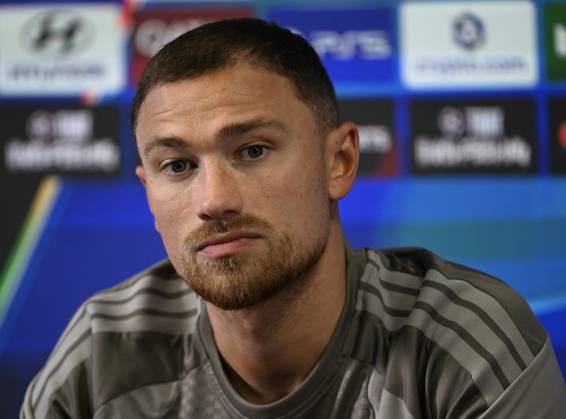 Aston Villa v Fenerbahce - UEFA Champions League TAMWORTH, UNITED KINGDOM - OCTOBER 13: Matty Cash of Aston Villa holds a press conference, PK, Pressekonferenz ahead of the UEFA Champions League second matchday against Fenerbahce at the Bodymoor Heath Training Ground, in Tamworth, United Kingdom on October 13, 2026. Rasid Necati Aslim Anadolu Birmingham United Kingdom. Editorial use only. Please get in touch for any other usage.  Copyright: x2026xAnadoluxRasidxNecatixAslimx