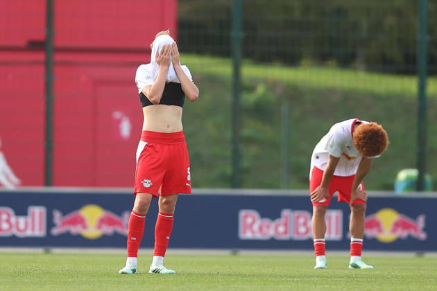 RB Leipzig U19 - PSV Eindhoven U19 UEFA Youth League Leipzig, 13.10.2026, Trainingszentrum am Cottaweg, Fußball, Saison 2026 2027, U19 Junioren, UEFA Youth League, 2. Spieltag , RB Leipzig U19 - PSV Eindhoven U19 1:6 (1:1) , Im Bild: Benno Kaltefleiter (5, RB) , Nur für journalistische Zwecke! For editorial use only! , UEFA regulations prohibit any use of photographs as image sequences and or quasi-video. ,