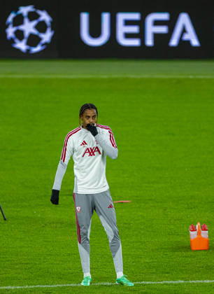 Football - UEFA Champions League - LASK v Liverpool FC - MD-1 LINZ, AUSTRIA - Tuesday, October 13, 2026: Liverpool s Bradley Barcola during a training session ahead of the UEFA Champions League 2026 27 League Phase MD2 match between LASK and Liverpool FC at the Oberösterreich Arena. (Photo by David Rawcliffe Propaganda) LINZ Oberösterreich Arena UPPER AUSTRIA AUSTRIA  Copyright: xDavidxRawcliffex P2026-10-13-LASK_Liverpool_MD-1_Training-11
