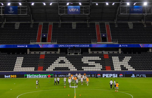 Football - UEFA Champions League - LASK v Liverpool FC - MD-1 LINZ, AUSTRIA - Tuesday, October 13, 2026: Liverpool players during a training session ahead of the UEFA Champions League 2026 27 League Phase MD2 match between LASK and Liverpool FC at the Oberösterreich Arena. (Photo by David Rawcliffe Propaganda) LINZ Oberösterreich Arena UPPER AUSTRIA AUSTRIA  Copyright: xDavidxRawcliffex P2026-10-13-LASK_Liverpool_MD-1_Training-24