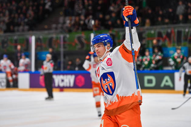 2026.10.13 Tychy Hokej na lodzie Hokejowa Liga Mistrzow Sezon 2026 2027 GKS Tychy - Tappara Tampere N z Niclas Almari, radosc Foto Marcin Bulanda PressFocus 2026.10.13 Tychy Ice hockey, Eishockey Champions Hockey League Season 2026 2027 GKS Tychy - Tappara Tampere Niclas Almari, radosc Credit: Marcin Bulanda PressFocus NEWSPIX.PL --- newspix.pl 