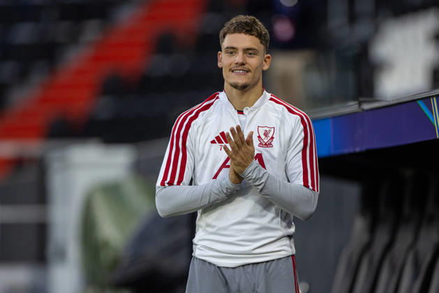 Football - UEFA Champions League - LASK v Liverpool FC - MD-1 LINZ, AUSTRIA - Tuesday, October 13, 2026: Liverpool s Florian Wirtz during a training session ahead of the UEFA Champions League 2026 27 League Phase MD2 match between LASK and Liverpool FC at the Oberösterreich Arena. (Photo by David Rawcliffe Propaganda) LINZ Oberösterreich Arena UPPER AUSTRIA AUSTRIA  Copyright: xDavidxRawcliffex P2026-10-13-LASK_Liverpool_MD-1_Training-44