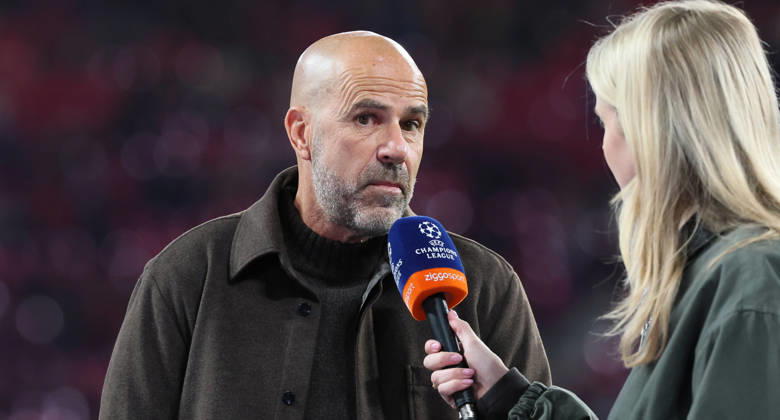 RB Leipzig - PSV Eindhoven Champions League Leipzig, 13.10.2026, Red Bull Arena, Fussball, UEFA Champions League , Gruppenphase, 2.Spieltag, RB Leipzig vs. PSV Eindhoven , Im Bild: Trainer Peter Bosz, PSV Eindhoven , Nur zur redaktionellen Nutzung. Only editorial use. , UEFA regulations prohibit any use of photographs as image sequences and or quasi-video. ,