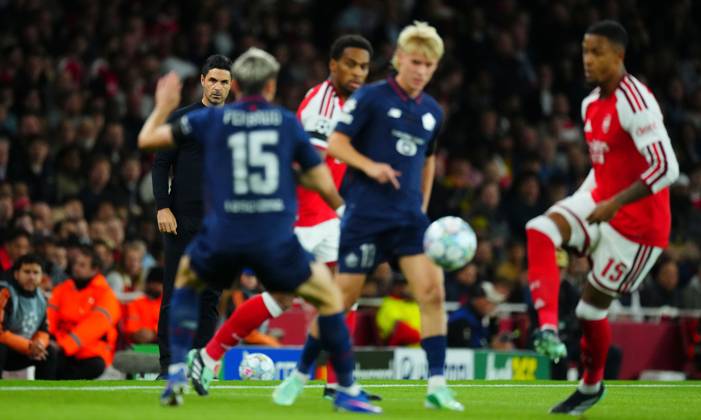 Arsenal Manager Mikel Arteta Arsenal v Lille, UEFA Champions League, Football, Emirates Stadium, London, UK - 13 Oct 2026London Emirates Stadium United Kingdom  Copyright: xJavierxGarcia Shutterstockx 17213973p