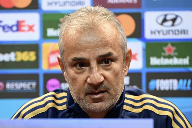 Ahead of Aston Villa v Fenerbahce - UEFA Champions League BIRMINGHAM, UNITED KINGDOM - OCTOBER 13 : Fenerbahce head coach Ismail Kartal speaks to members of the media during a press conference, PK, Pressekonferenz ahead of the UEFA Champions League match day two between Aston Villa and Fenerbahce at Villa Park in Birmingham, United Kingdom on October 13, 2026. Rasid Necati Aslim Anadolu Birmingham United Kingdom. Editorial use only. Please get in touch for any other usage.  Copyright: x2026xAnadoluxRasidxNecatixAslimx