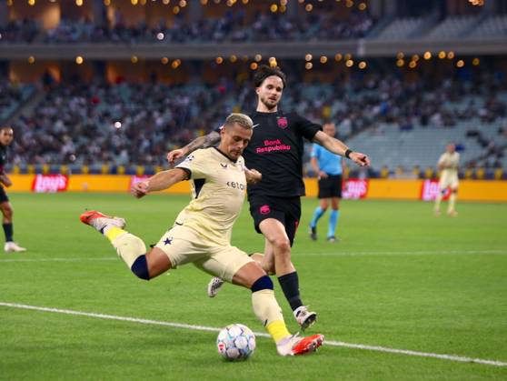 Sabah FK v Slavia Prague - UEFA Champions League BAKU, AZERBAIJAN - OCTOBER 13 : Ivan Lepinjica of Sabah FK in action during the UEFA Champions League match day two between Sabah FK and Slavia Prague at Olympic Stadium in Baku, Azerbaijan on October 13, 2026. Resul Rehimov Anadolu Baku Azerbaijan. Editorial use only. Please get in touch for any other usage.  Copyright: x2026xAnadoluxResulxRehimovx