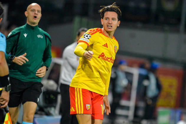 FOOTBALL : RC Lens vs Sporting Club Portugal - Ligue des Champions - Phase de Ligue - Journée 2 - 13 10 2026 Florian Thauvin (RC Lens) LensFrance  Copyright: xBaptistexAutissierx