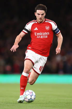 Arsenal v LOSC Lille 13 October 2026, London - UEFA Champions League - Arsenal v LOSC Lille - Declan Rice of Arsenal - Photo: Jacques Feeney Offside. London UK Copyright: xJacquesxFeeneyx xOffsidexOffside