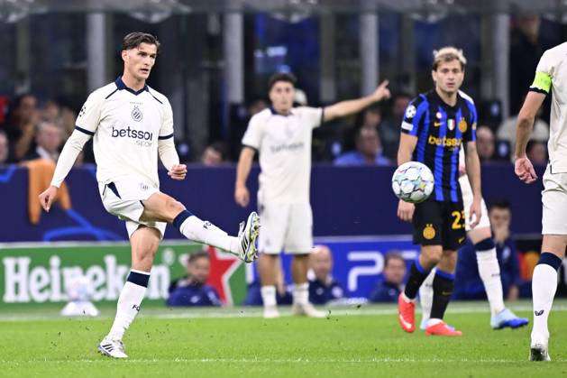 Inter Milan v Club Brugge - UEFA Champions League MILAN, ITALY - OCTOBER 13 : Potts Freddie midfielder of Club Brugge in action during the UEFA Champions League 2026 27 League Phase matchday 2 match between Inter Milan and Club Brugge on October 13, 2026 in Milan, Italy, 13 10 2026 Milan Italy  Copyright: xTomasxSiskx