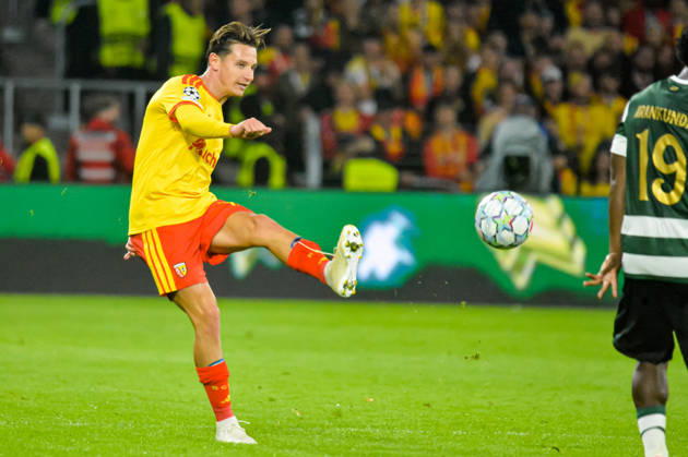 FOOTBALL : RC Lens vs Sporting Club Portugal - Ligue des Champions - Phase de Ligue - Journée 2 - 13 10 2026 Florian Thauvin (RC Lens) LensFrance  Copyright: xBaptistexAutissierx