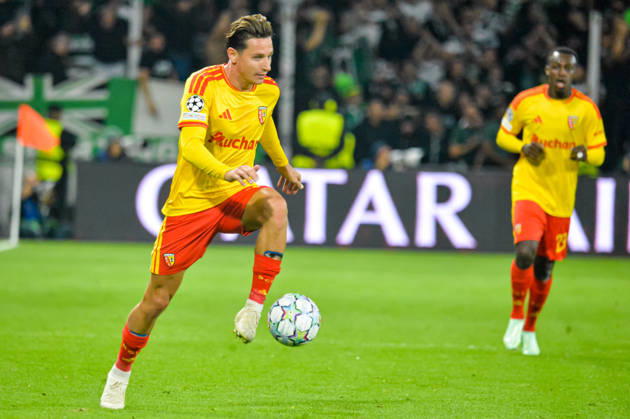 FOOTBALL : RC Lens vs Sporting Club Portugal - Ligue des Champions - Phase de Ligue - Journée 2 - 13 10 2026 Florian Thauvin (RC Lens) LensFrance  Copyright: xBaptistexAutissierx