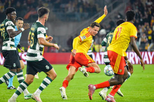 FOOTBALL : RC Lens vs Sporting Club Portugal - Ligue des Champions - Phase de Ligue - Journée 2 - 13 10 2026 Florian Thauvin (RC Lens) LensFrance  Copyright: xBaptistexAutissierx