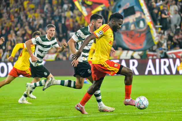 FOOTBALL : RC Lens vs Sporting Club Portugal - Ligue des Champions - Phase de Ligue - Journée 2 - 13 10 2026 Odsonne Edouard (RC Lens) LensFrance  Copyright: xBaptistexAutissierx