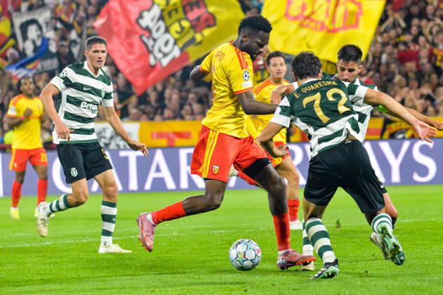 FOOTBALL : RC Lens vs Sporting Club Portugal - Ligue des Champions - Phase de Ligue - Journée 2 - 13 10 2026 Odsonne Edouard (RC Lens) LensFrance  Copyright: xBaptistexAutissierx